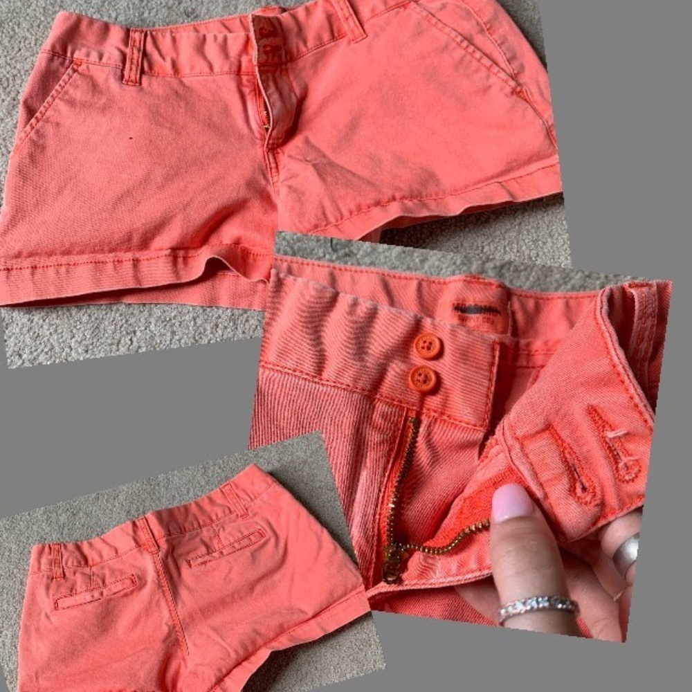 Orange Mossimo Supply Co. Shorts